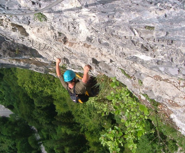 "Rock Climbing at Newquay"