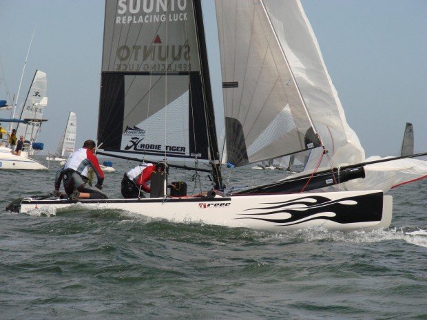 "Sailing race at Langebaan Lagoon"