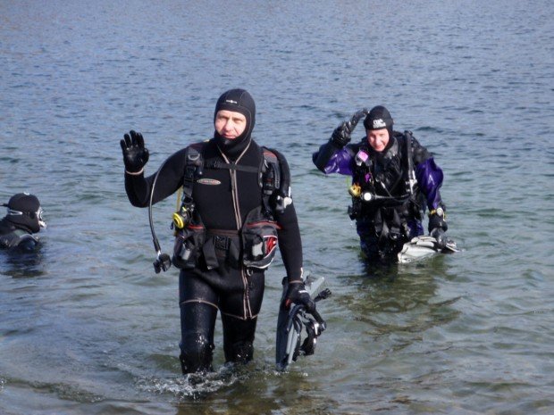 "Scuba Divers at Arraial Do Campo"