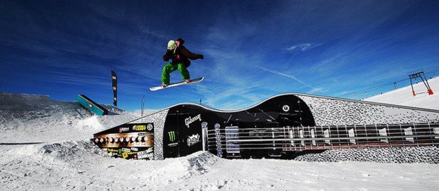 "Snowboarding at Belle Neige"