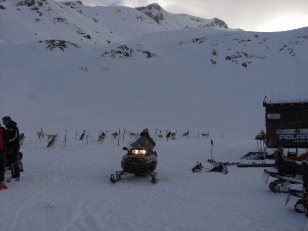 "Snowmobile at Formigal"