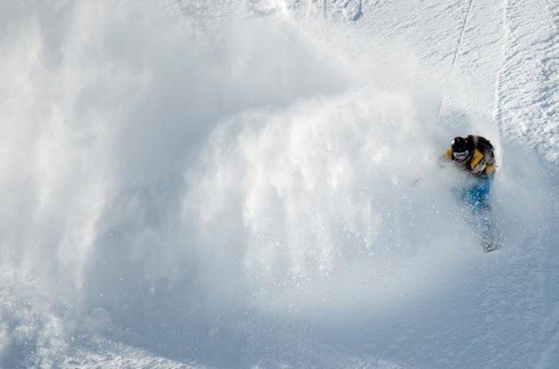 "Snowskating at Mont Blanc'