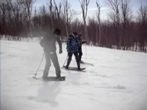 "Snowskating at Ski Mont Orford"