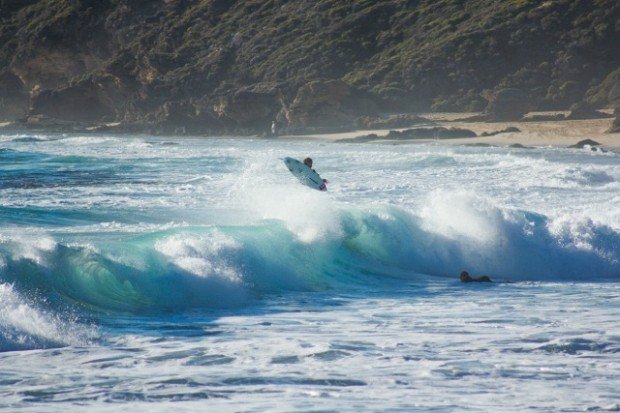 "Surfer at Yallingup Beach"