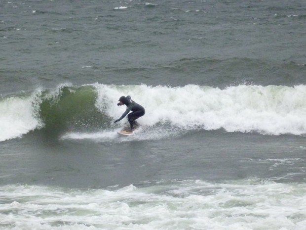 "Surfing at Baltic Sea"