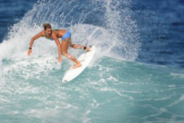 "Surfing at Egypt Beach"