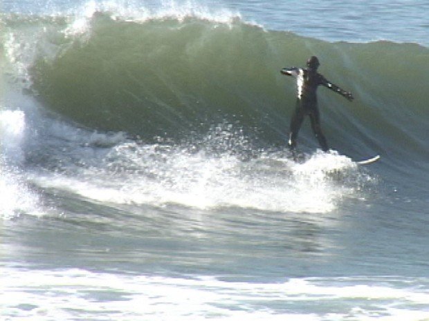 "Surfing at Nauset Light Beach"