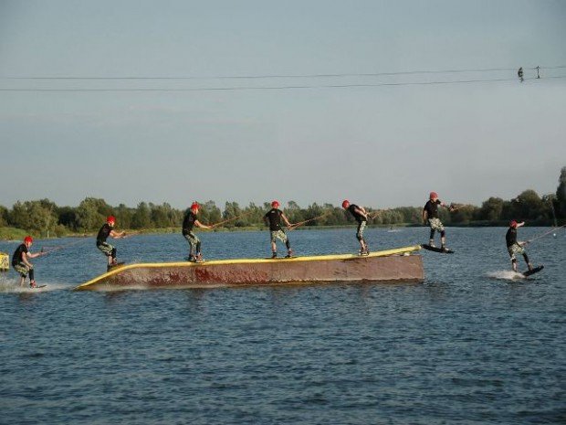 "Wakeboarding at Neuhaus"