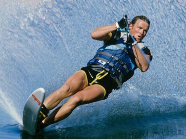 "Water Skier at Adobe Creek Reservoir"