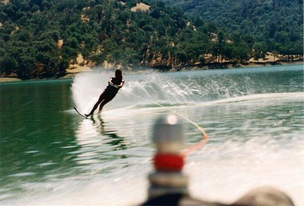 "Water Skiing at Lake Berryessa"