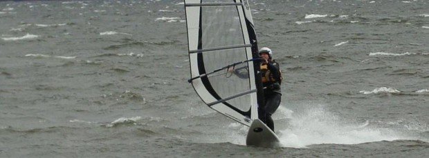 "Wind Surfing at Ballston Beach"