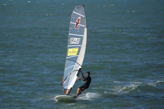"Wind Surfing at Barra da Tijuca"