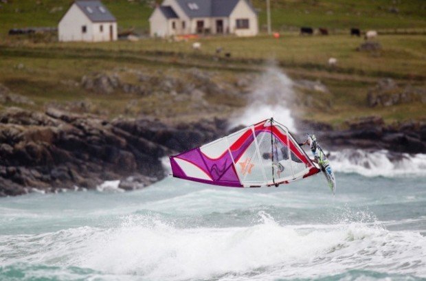 "Windsurfing at Scotland"