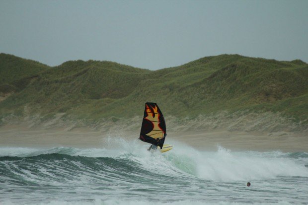 "Windsurfing at Swansea"