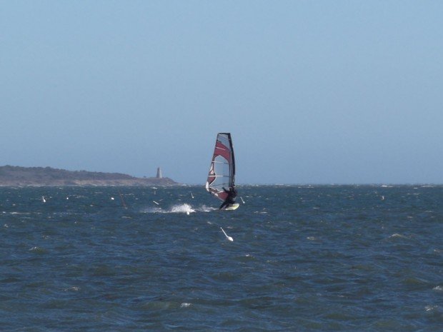 "Windsurfing at Whitecrest Beach"