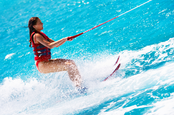 "Water skiing"