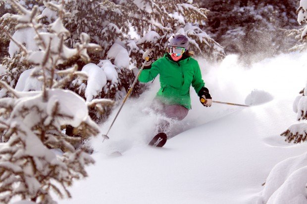 "Alpine skiing at Angel Fire Resort"