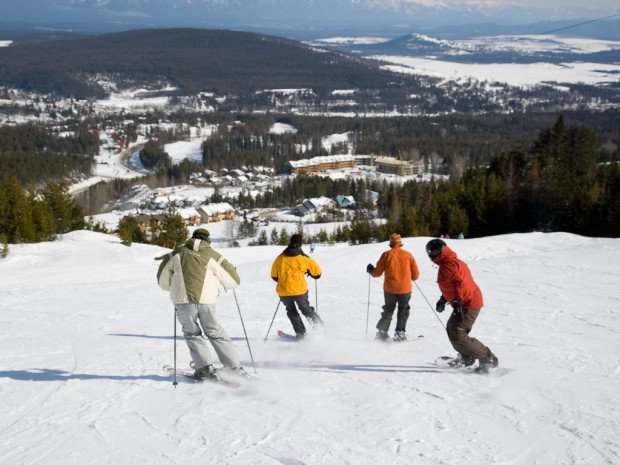 "Alpine skiing at Kimberley Alpine Resort"