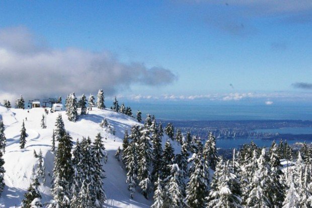 "Alpine skiing at Mount Seymour"