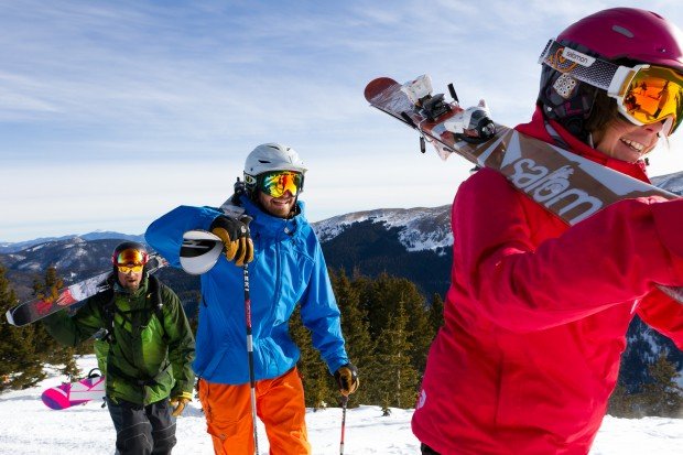 "Alpine skiing at Taos Ski Valley"