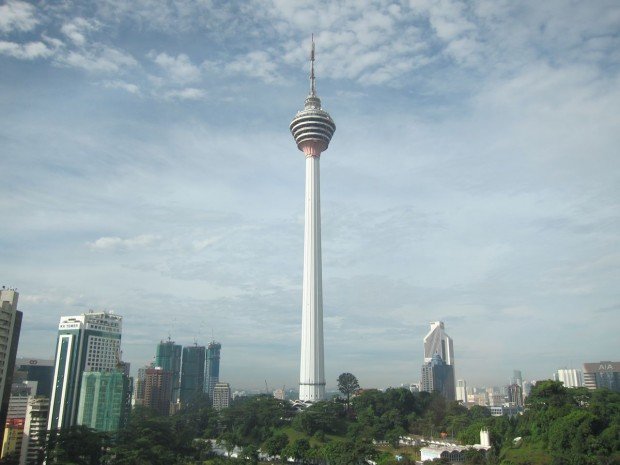 "Base Jumping KL Tower"