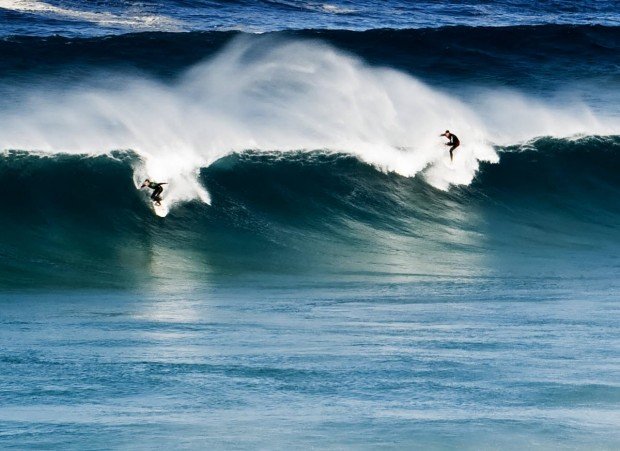 "Coogee Reef Surfing"