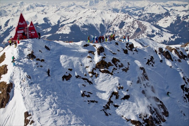 "Extreme skiing Wildseeloder Mountain"