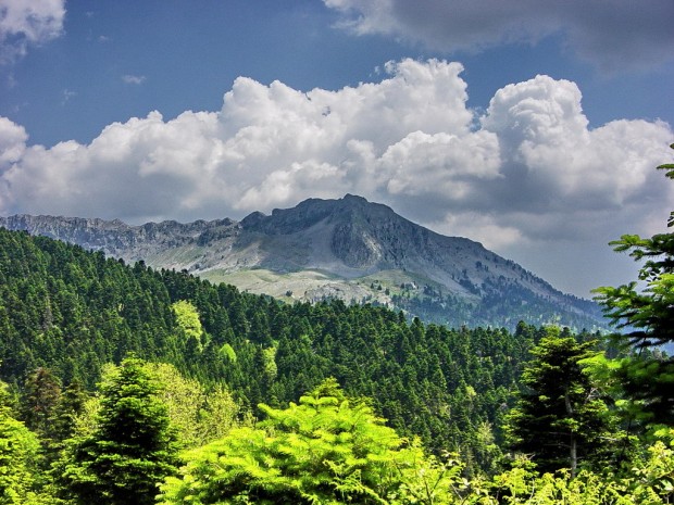 "Hiking at Xirovouni Mountain Trail"