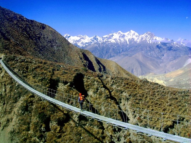 "Hiking the Annapurna Circuit Trail"