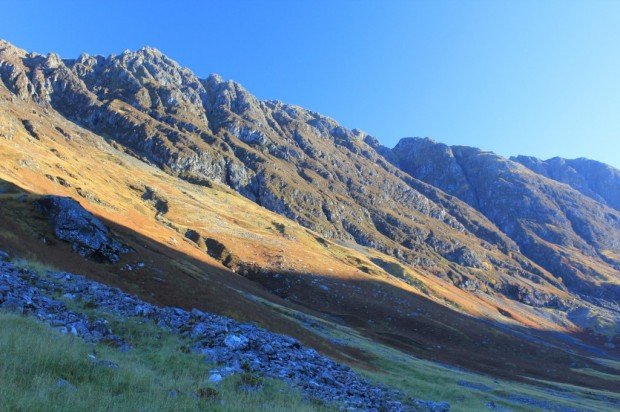 "Hill Walking at The Pap of Glencoe"