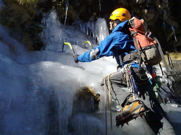 "Ice Climbing at Drakensberg"