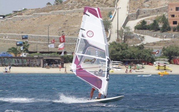 "Kalafati Beach, Mykonos Island Wind Surfing"