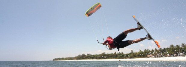"Kitesurfing at Long Reef Beach"