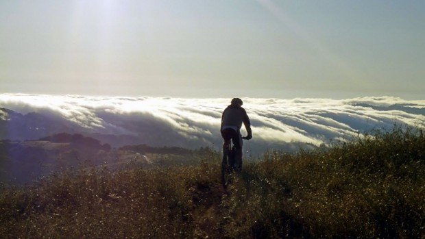 "Mountain Biking at Sani Pass"