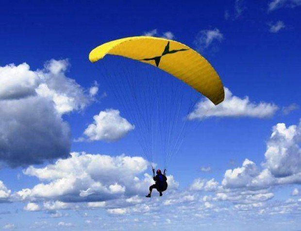 "Paragliding in Holzkirchen"