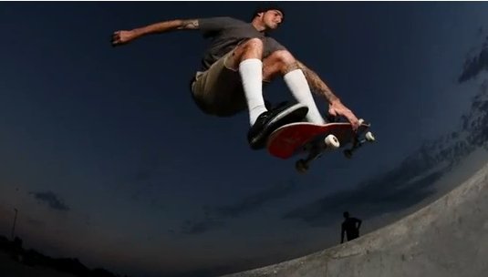 "Skateboarding at Port Aransas"