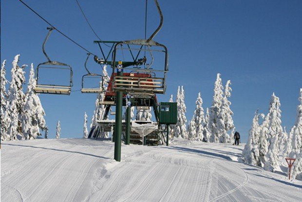 "Skiboarding at Hemlock Resort"