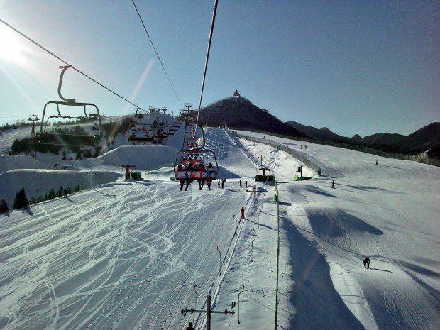 "Skiing Nanshan Ski Village"