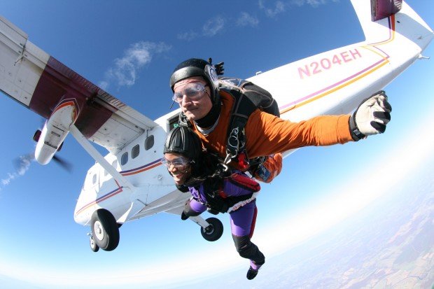 "Skydiving Palm Jumeira, Dubai"