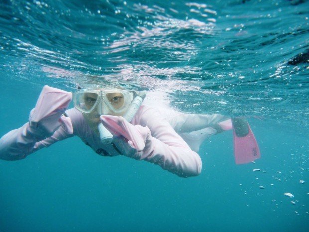 "Snorkeling at The Steps"