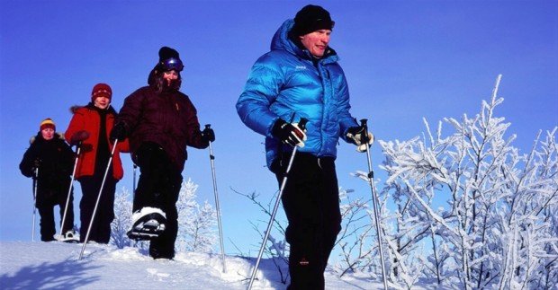 "Kiruna Snow Shoeing"