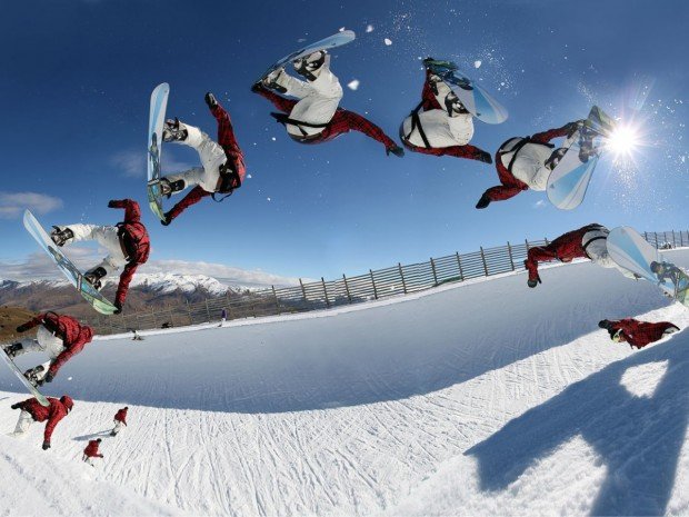 "Snowboarding Oslo Vintrerpark"