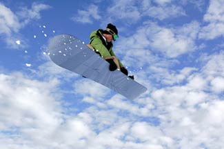 "Snowboarding at Monarch Ski Area"