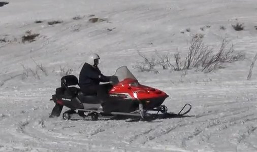 "Snowmobiling at Monarch Ski Area"
