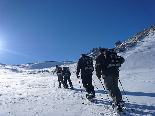 "Snowshoeing at Mount Seymour"