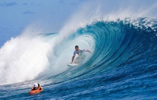 "Surfing at Cyrils"