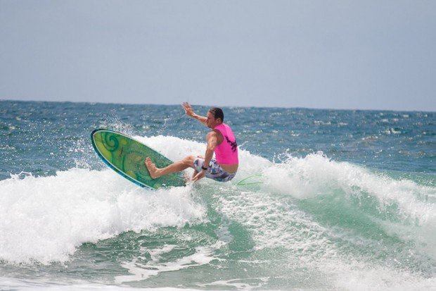 "Surfing at Kawana Beach"