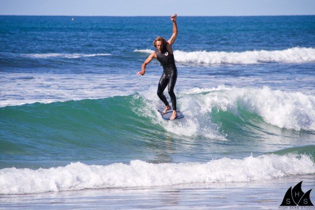 "Surfing at Neil St-Dicky beach"