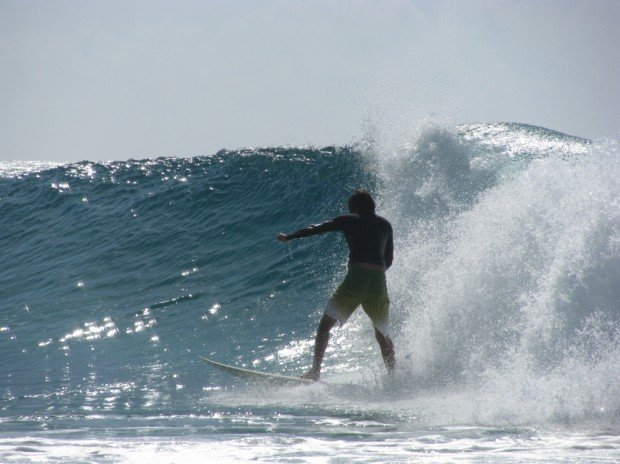 "Surfing in Tofhino Beach"