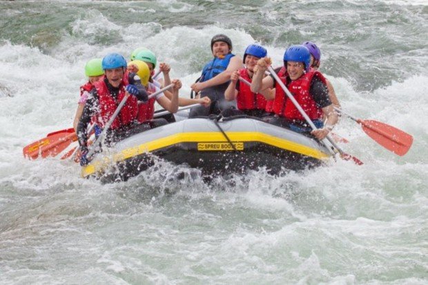 "White Water Rafting at Isar River Bad Tolz"